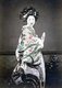 Japan: A late 19th century oiran or courtesan / prostitute